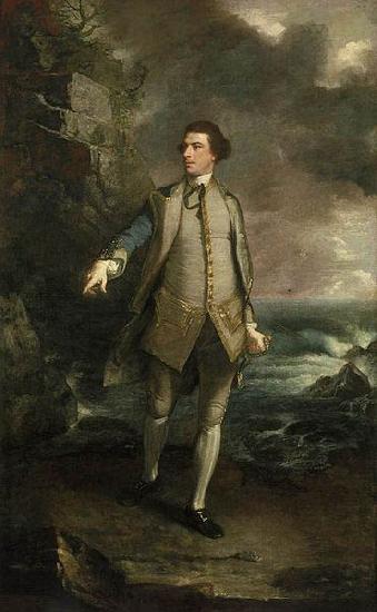 Sir Joshua Reynolds Captain the Honourable Augustus Keppel oil painting image